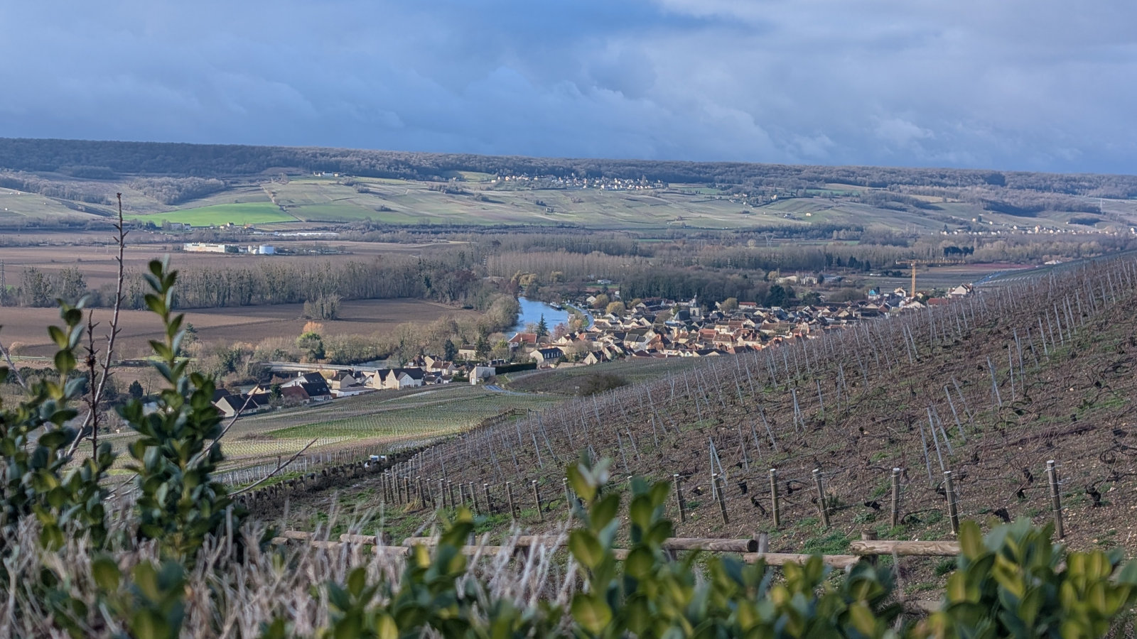 Cumière depuis Hautvillers dans la Vallée de la Marne